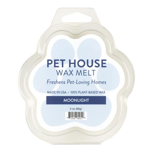 Image of Pet House Scented Wax Melts Long-Lasting, Pet-Friendly Plant Based, Wax Melts for Home, Moonlight 3 OZ Each, 2 Pack