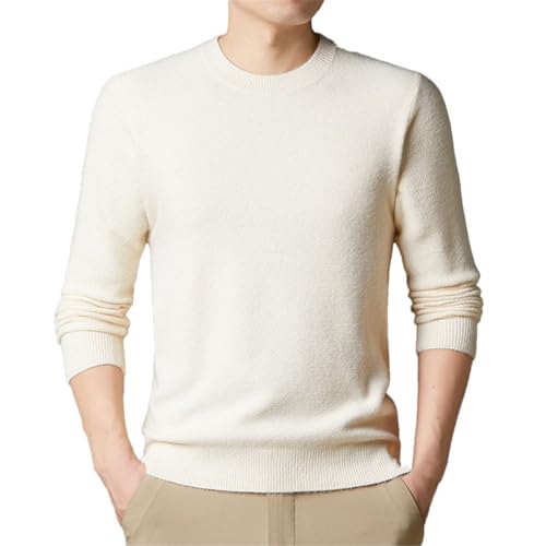 Men's Autumn and Winter Round Neck Long Sleeve Leisure Knitted Sweater Pullover Thickened Warm Sweater4
