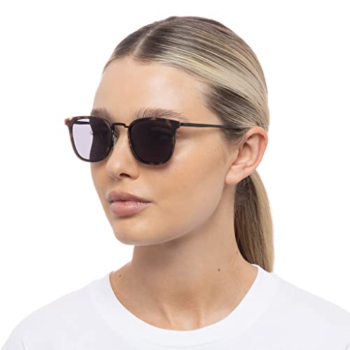 Le Specs Racketeer Sunglasses Matte Tort/Smoke Mono3