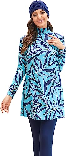 FOKULUNDA Muslim Swimsuits Covered Swimwear