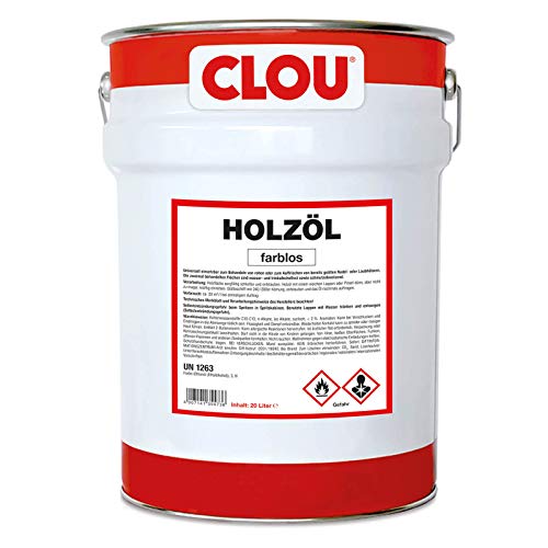 Preisvergleich Produktbild CLOU Holzöl farblos 20 Liter