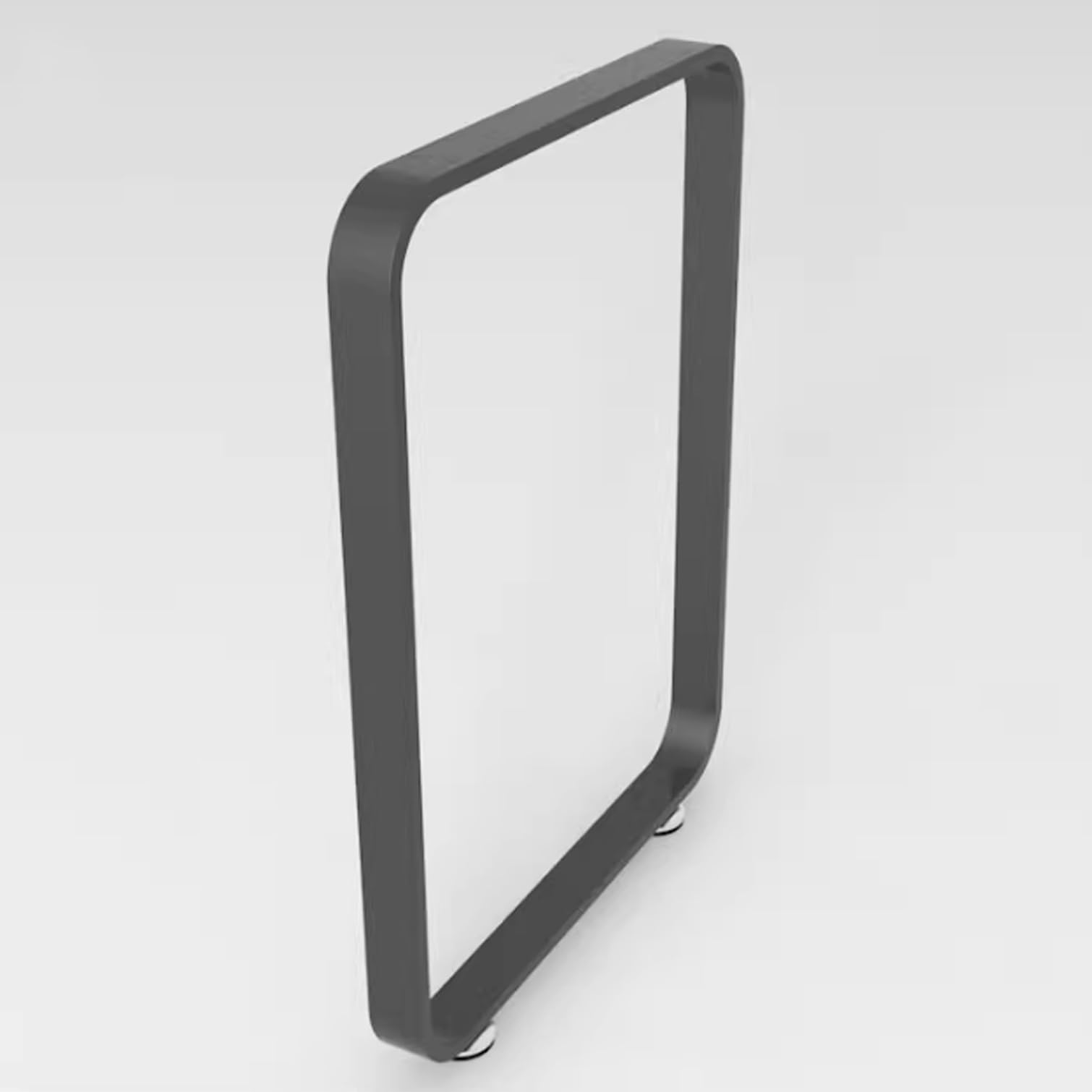 Gambe da tavolo rustiche in metallo, 72,5 cm, gambe quadrate in ferro resistente, design a tubo quadrato, capacità di carico 150 kg, base per mobili moderni, fai da te, finitura grigia