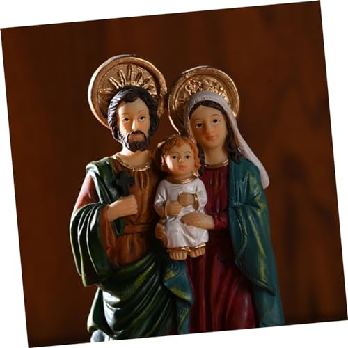 JEWEDECO Estatuetas De Nascimento De Jesus Conjunto De Nascimento De Jesus De Natal Estátua De Jesus