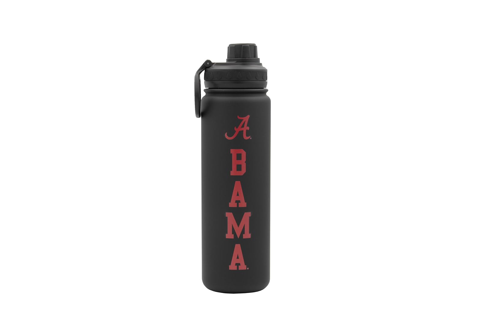 Alabama Water Bottle - Black Double Walled Stainless Steel 24 oz Keeps Drinks Cold or Hot