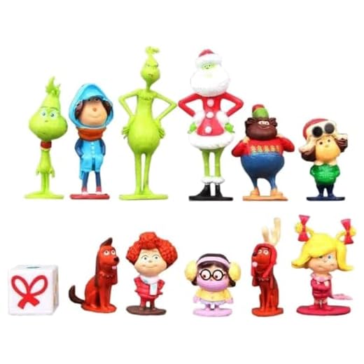 29+ Creative Dollar Tree Grinch Ideas to Spread Holiday Cheer 4 The Grinch Who Stole Christmas Playset with Character Figures and Accessories