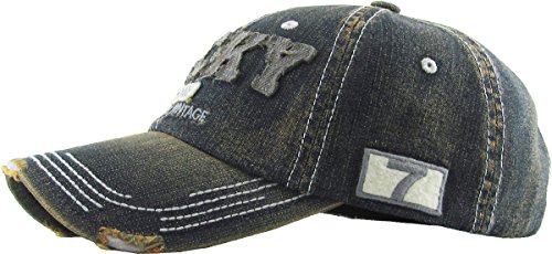 Image of Fashion Vintage Distressed Washed Assorted Baseball Cap Dad Hat Adjustable Unisex