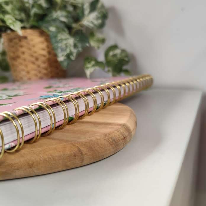 GBCC A4 Wired Lined Notebook - Pink & Green Pattern by Cath Kidston - CKS0022 - Image 4