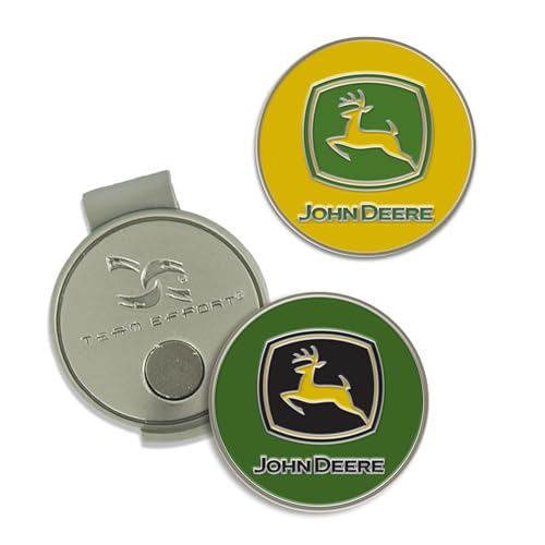 WinCraft pince à chapeau et marqueurs John Deere en métal robuste