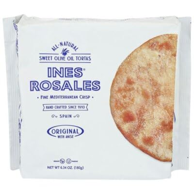 Ines Rosales Sweet Olive Oil Tortas 6.34 oz (Pack of 10)