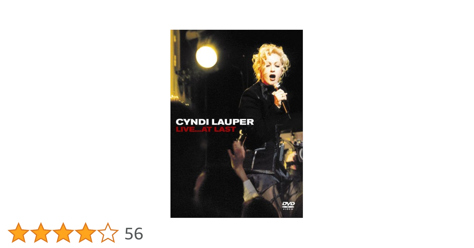 Amazon.co.jp: ライヴ・アット・ラスト [DVD] : シンディ・ローパー