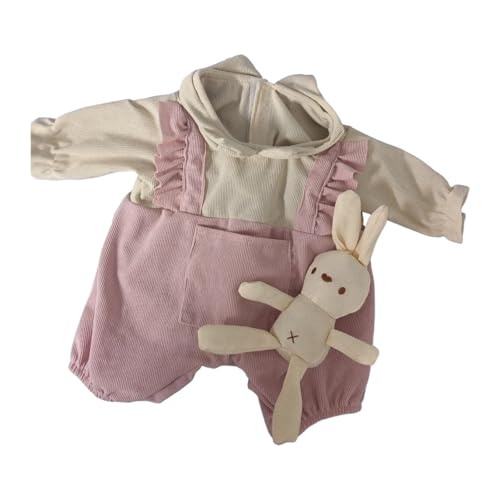 MERIGLARE 40cm コットン人形服 女の子人形服 人形アクセサリー 衣類 ソフト人形ジャンプスーツ 人形衣装 5-7歳 8-10歳 子供用