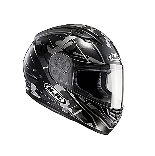 Amazon | HJC(エイチジェイシー) バイクヘルメット フルフェイス BLACK