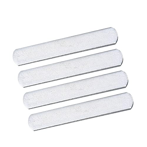 GOOHOCHY Stainless Leggings 4 Pcs Weighted Rucking Electroplated Rounded Corners 0.2kg Each No Sharp Edges for Fitness