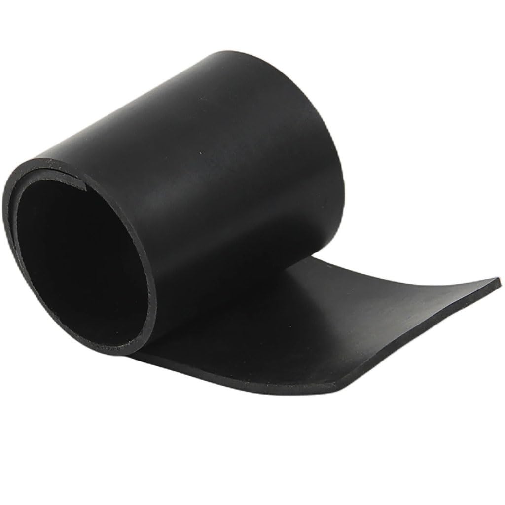 hcaklozgshi 1pcs Fluorine Rubber Sheet FKM Plate Fluororubber FPM Viton Board Fluorous Gasket Acid Alkali Corrosion Diesel(100mmX100mmX1.5mm1PC)