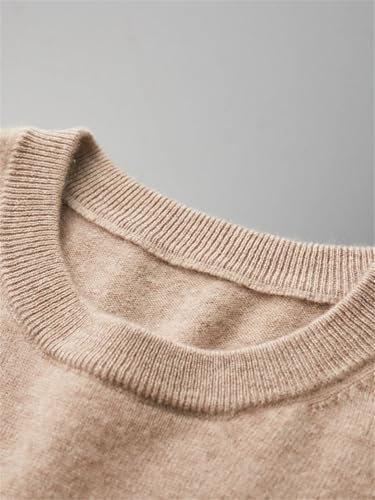 Mens Short Sleeve Pullover Sweater Round Neck Knitted Pullovers Casual Tops 5