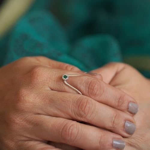 Image of Quirksmith 925 Sterling Silver Hara Radiant Vanki Ring /Vanki Rings with 925 Stamp And Certificate Of Authenticity /Gift for women
