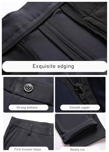 Silamone Timeless Stretch Pants, Timelessflex - Men's High Stretch Straight Fit Pant4