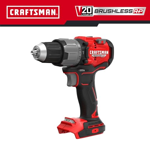 Image of CRAFTSMAN V20 1 /2 Inch Cordless Hammer Drill, Bare Tool Only (CMCD726B)