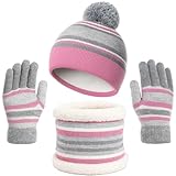 Large utilisation : l'ensemble bonnet, gants, écharpe est également un excellent cadeau pour vos enfants. Bonne élasticité et bonne conservation de la chaleur, tous assortis, l'ensemble bonnet, écharpe et gants pour garçons est adapté à de nombreuses occasions : maison, école, voyage, anniversaire, Noël, etc.
