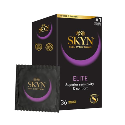 SKYN Elite, Preservativos Ultrafinos Sin Látex, 36 Unidades