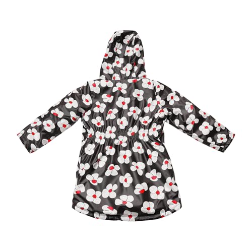 Image of Hunter Clothes Girls - Plush Lined Waterproof Rain Jacket with Hood | Lightweight Windbreaker Coat for Girls Sizes (2T-12)