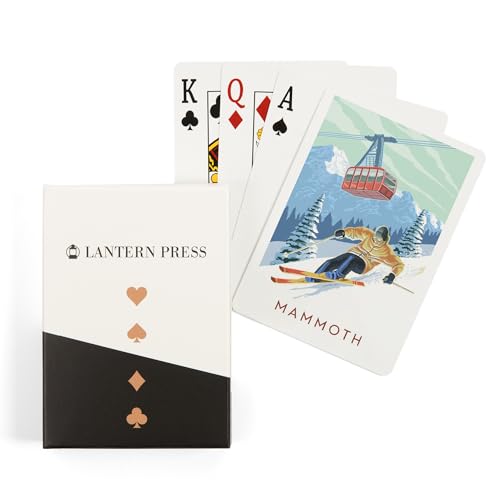 Lantern Press Mammoth, California, Póker 52 Cartas