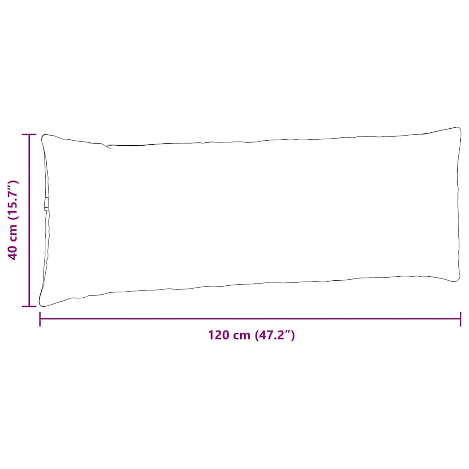 Cuscini da divano, 2 pezzi, grigio scuro, 120 x 40 cm, in tessuto, sfoderabile, imbottitura in poliestere, per soggiorno e camera da letto