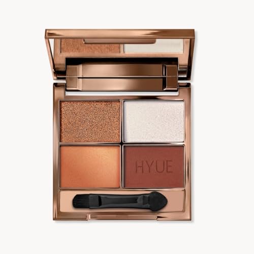Image of HYUE AmplifEYE Eyeshadow Palette - 6 Shades | All Fired Up | Highly Pigmented Shades | Matte, Metallic, Satin & Foil | Long Lasting | Smooth Blendable Texture | All Skin Types