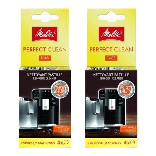 SomosTrade Reinigungsset mit 2 x Reinigungstabletten Perfect Clean für Melitta Espresso- und Kaffeevollautomaten.