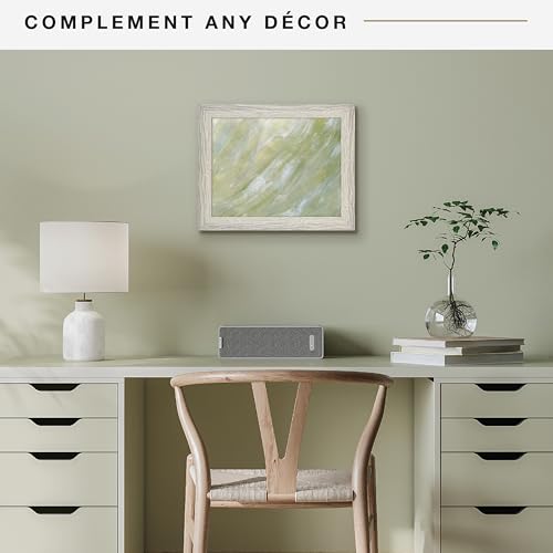 MCS Studio Gallery 8.5x11 Picture Frame Gray Woodgrain, Rectangle Photo Frame for Photos, Posters & Art Prints & Easel for Tapletop Display (1-Pack)