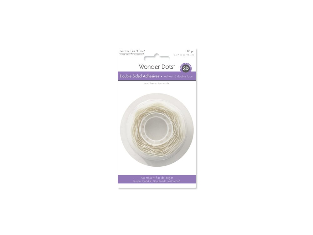 Multicraft Imports Multicolour Multicraft Wonder Dots Pop-It! Adhesives .375-Inch 80/Pkg, Acrylic,