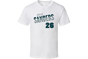 Miles Sanders 26 Philadelphia Eagles White Color Men's T Shirt