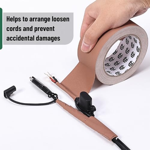 Image of Bates- Gaffers Tape, 2 Inch x 33 Yard, Brown, Floor Tape for Electrical Cords