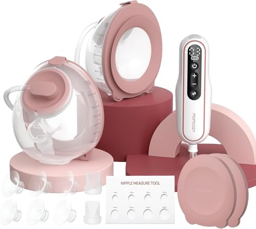 Image of Momcozy Wearable Breast Pump V2 Pro Ultra-Lightweight, Double Electric Breast Pump Hands-Free & Portable Pump with Upgraded Flange, Quiet & Leak-Proof Electric Pump for Pumping Moms