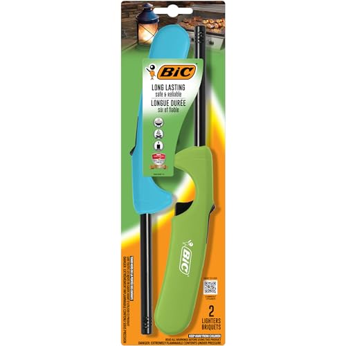 BIC Multi-Purpose Classic Edition Lighters, Long Durable Metal Wand, Great