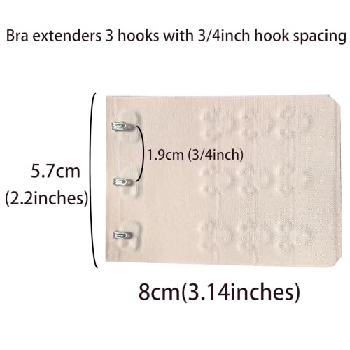 Image of SAMGU Women's Bra Extenders 2 Hook /3 Hook /4 Hook /5 Hook /6 Hook Soft Stretchy