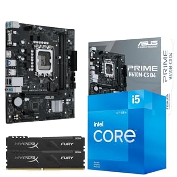 Kit Upgrade Intel 12ª Geração Core I5 12400f Asus H610 32gb Ddr4 3200mhz
