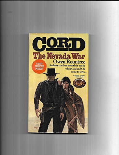 Cord: The Nevada War 0345295900 Book Cover