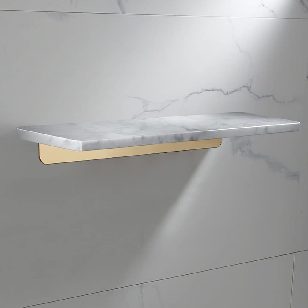 NPQPNAFC Shower Caddy Bathroom Shelf Marble Bath Multifunctional Shampoo Holder Rack with Towel Holder Shelf Wall Mounted Kitchen