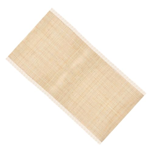 Malla tejida de caña natural para pantallas de lámparas y restauración de muebles KALLORY
