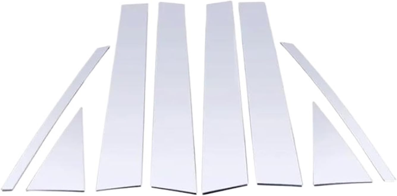 に適合する セントラ 2012 2013 2014 2015 2016 ステンレススチール製車窓ピラーポストカバーストリップトリムス