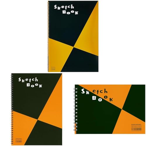 マルマン(maruman) スケッチブックセット 図案シリーズ A3/A4/B6 画用紙 並口 24枚/枚