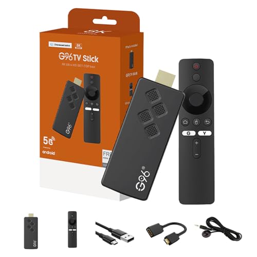 Smart TV Stick, Android 13, Compatibile per Chromecast, WiFi,HDMI,H.264,HEVC H.265,Bluetooth,