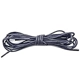 DailyShoes Round Waxed Shoelaces Oxford Flat Dress Canvas Sneaker Shoe Laces (27