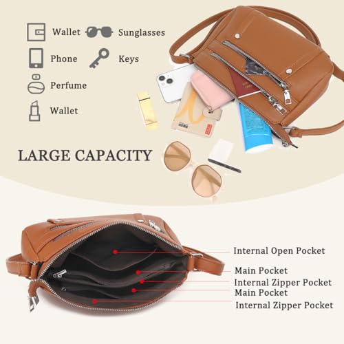 LOXOMU Clear Purse for Women Small Crossbody Bag 6