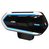 BT dispositivos habilitados --- motocicleta casco auricular bluetooth dual Compafible con toda BT dispositivos habilitados para la conexión estable y un sonido estéreo superior HD ..