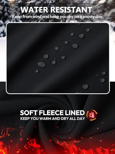 SEVEGO Tall Women's 32/34/36 Fleece Lined Flare Leggings Water Resistant Winter Thermal Bell Bottom Yoga Pants 3 Pockets2