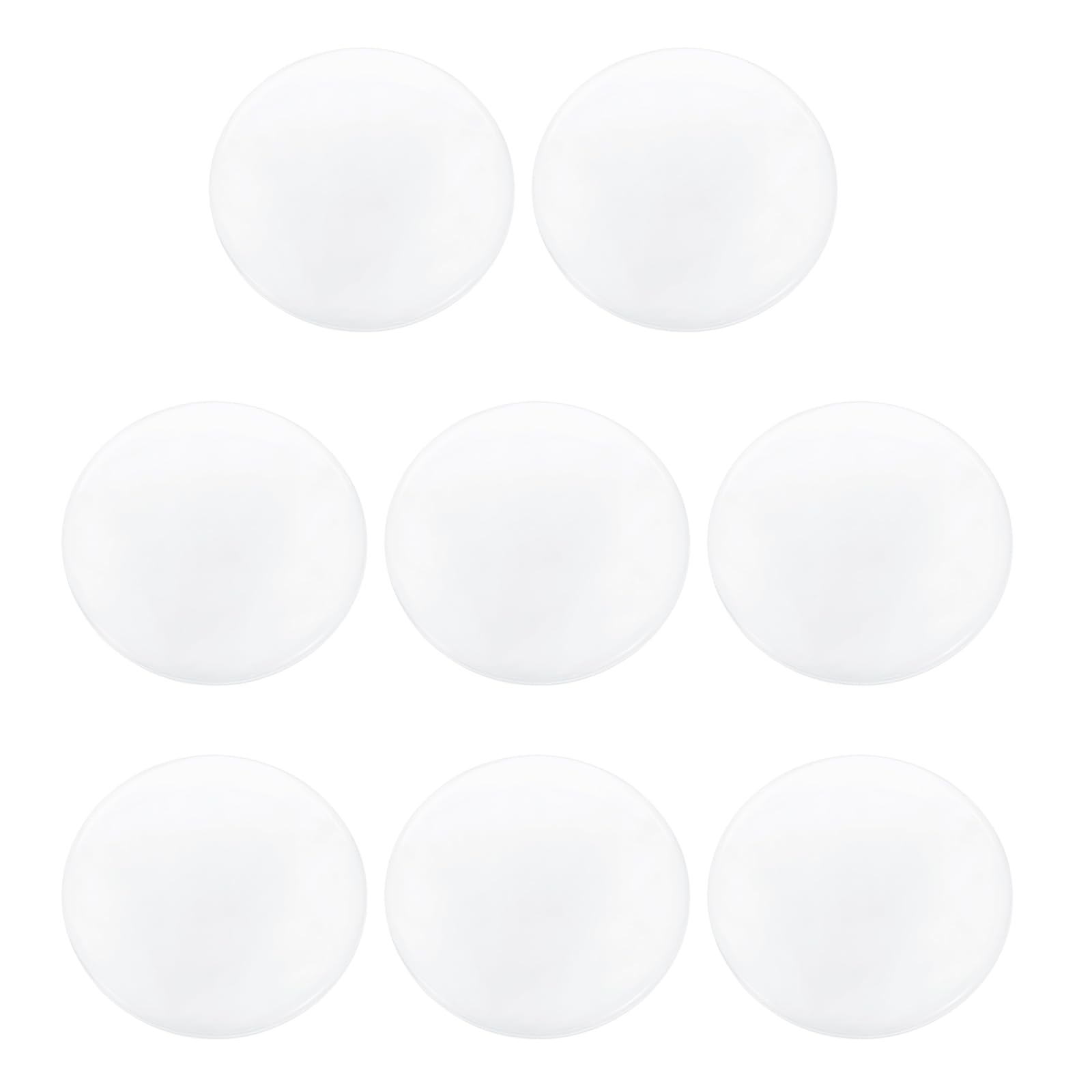PATIKIL 8 Pack Biconcave Lens, 5cm Dia. -15cm Focal Length Optical Lenses Glass Lens for Office Science Experiment Lab Equipment Laser Application Imaging System, Clear