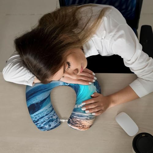 Almohada de poliéster tamaño único para viajar miniatura 7