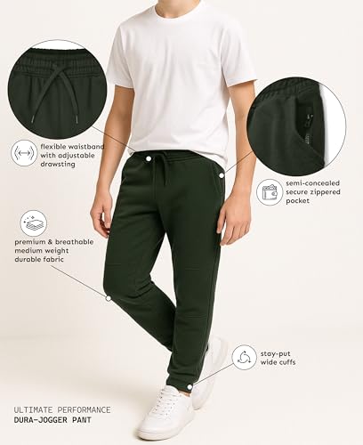 Andrew Scott Boys Fleece Joggers Pants | Multi Pack & Colors | Athletic Loose-fit Kids Sweatpants for Sports2